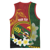 Personalised PNG Simbu Provins Basketball Jersey Papua New Guinea Plumeria Melanesian Pattern LT14 - Polynesian Pride