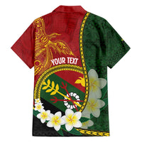 Personalised PNG Simbu Provins Family Matching Puletasi and Hawaiian Shirt Papua New Guinea Plumeria Melanesian Pattern LT14 - Polynesian Pride