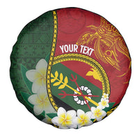 Personalised PNG Simbu Provins Spare Tire Cover Papua New Guinea Plumeria Melanesian Pattern LT14 - Polynesian Pride