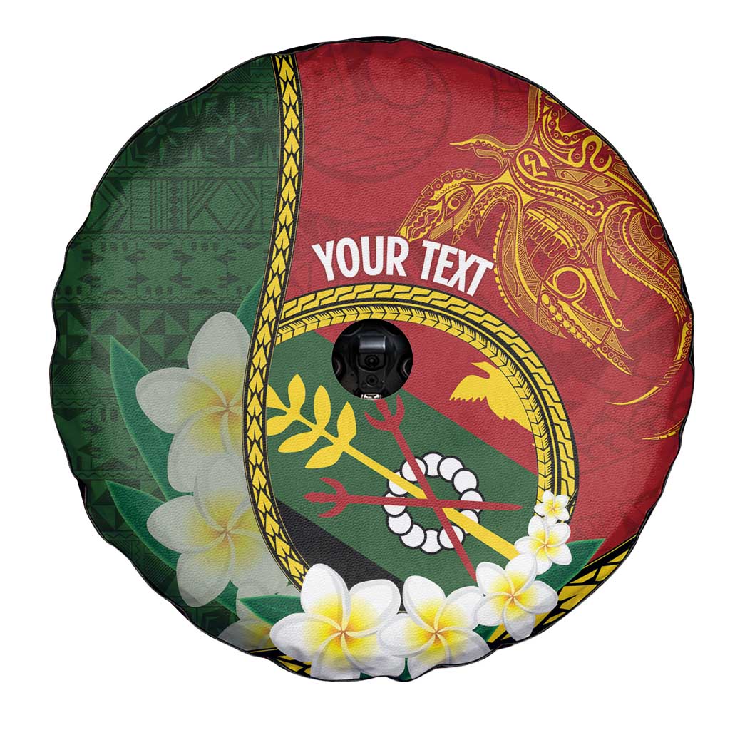 Personalised PNG Simbu Provins Spare Tire Cover Papua New Guinea Plumeria Melanesian Pattern LT14 - Polynesian Pride