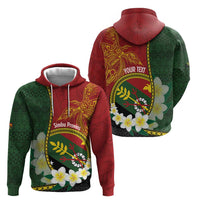 Personalised PNG Simbu Provins Zip Hoodie Papua New Guinea Plumeria Melanesian Pattern LT14 - Polynesian Pride