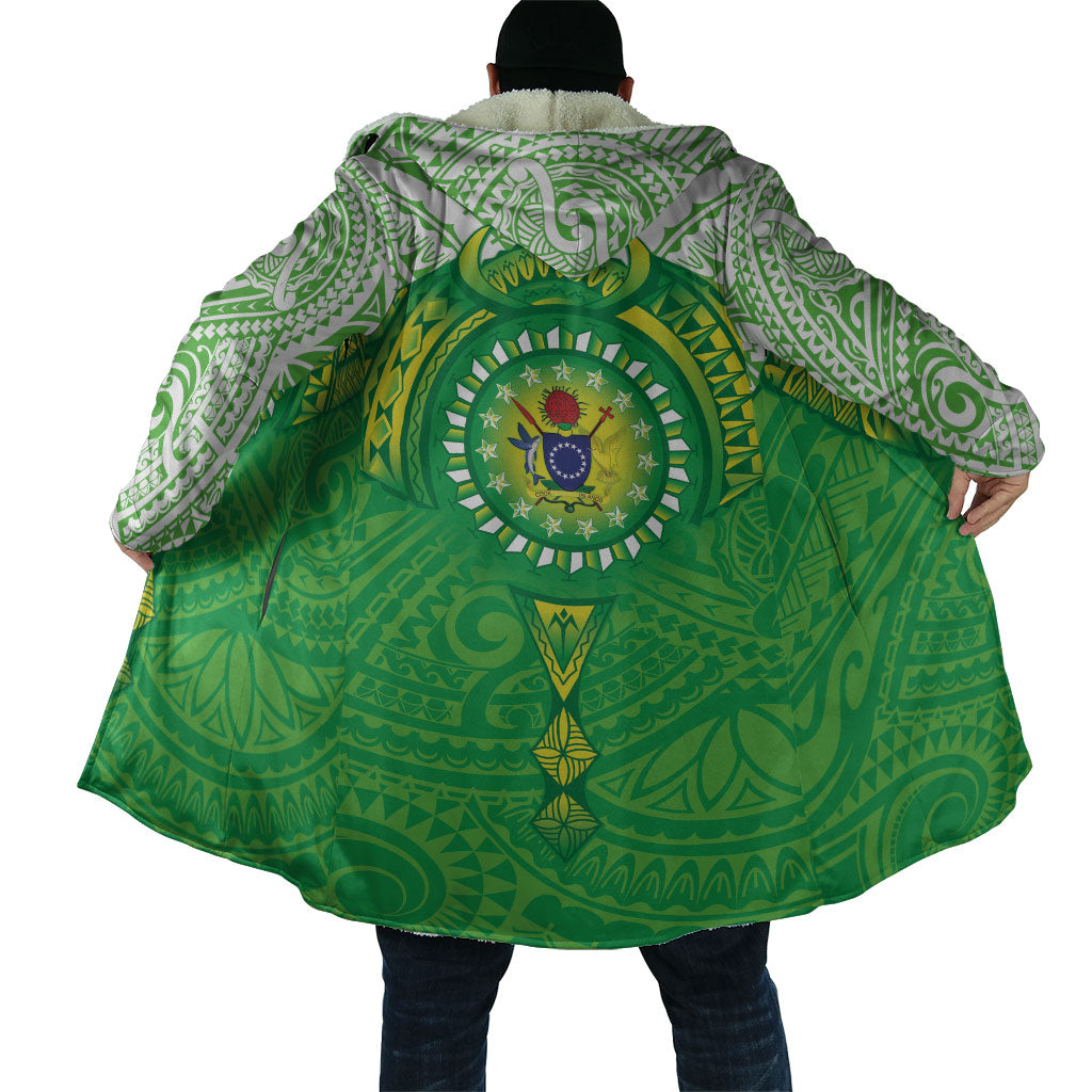 Cook Islands Manta Ray Cloak Kuki Airani Tattoo Green Color LT14 - Polynesian Pride