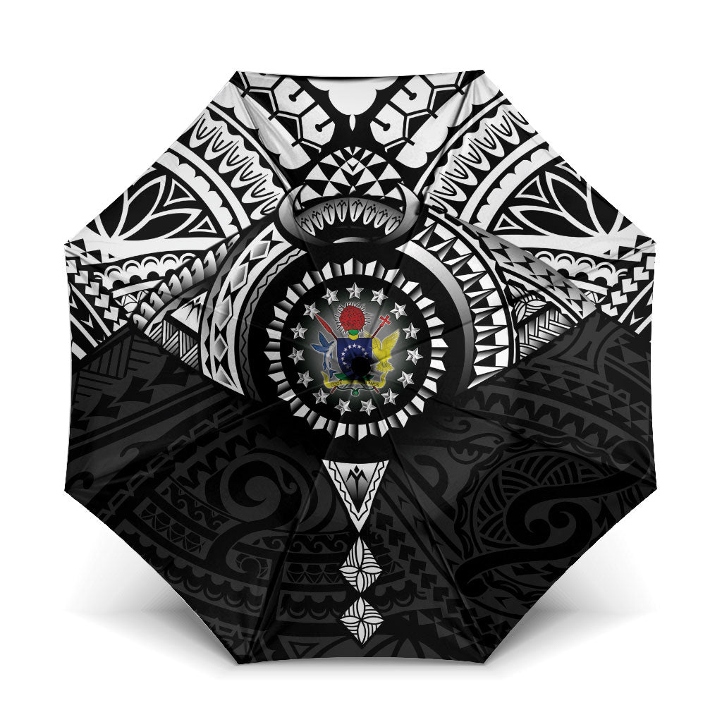 Cook Islands Manta Ray Umbrella Kuki Airani Tattoo Black Color