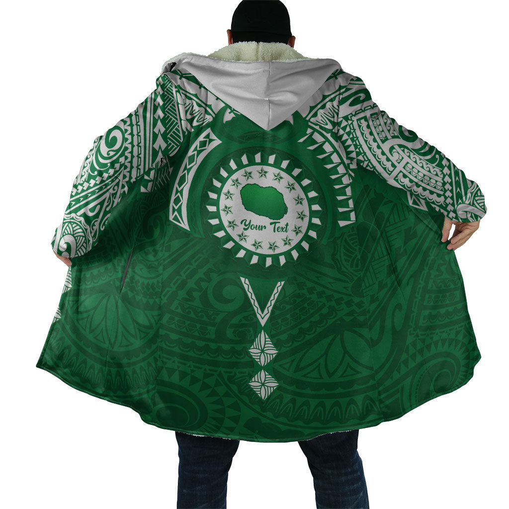 Personalised Cook Islands Rarotonga Cloak Map With Kuki Airani Manta Ray Tattoo LT14 - Polynesian Pride