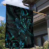New Zealand Skink Garden Flag Aotearoa Maori Mix Paua Shell LT14 - Polynesian Pride