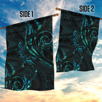 New Zealand Skink Garden Flag Aotearoa Maori Mix Paua Shell LT14 - Polynesian Pride