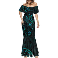 New Zealand Skink Mermaid Dress Aotearoa Maori Mix Paua Shell LT14 - Polynesian Pride