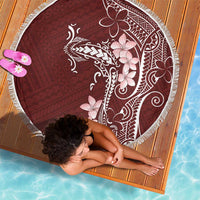 Oxblood Hawaii Beach Blanket Hammerhead Shark Tattoo Curve Polynesian LT14 - Polynesian Pride