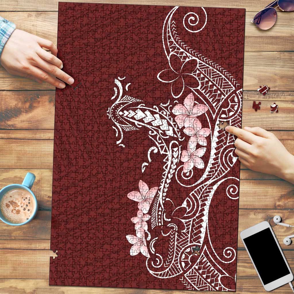 Oxblood Hawaii Puzzle Hammerhead Shark Tattoo Curve Polynesian LT14 Oxblood - Polynesian Pride