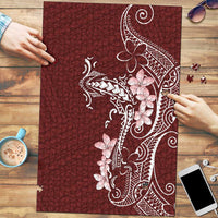 Oxblood Hawaii Puzzle Hammerhead Shark Tattoo Curve Polynesian LT14 Oxblood - Polynesian Pride