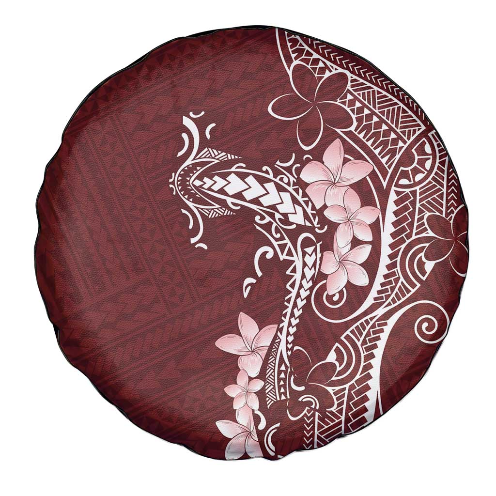 Oxblood Hawaii Spare Tire Cover Hammerhead Shark Tattoo Curve Polynesian LT14 - Polynesian Pride