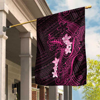 Pink Hawaii Garden Flag Hammerhead Shark Tattoo Curve Polynesian - Polynesian Pride
