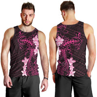 Pink Hawaii Men Tank Top Hammerhead Shark Tattoo Curve Polynesian LT14 - Polynesian Pride
