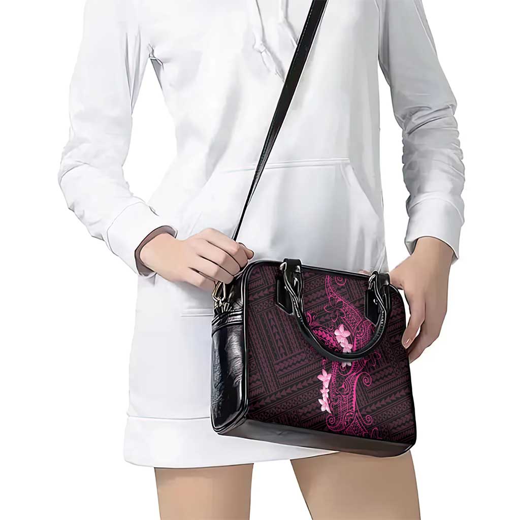 Pink Hawaii Shoulder Handbag Hammerhead Shark Tattoo Curve Polynesian LT14 - Polynesian Pride