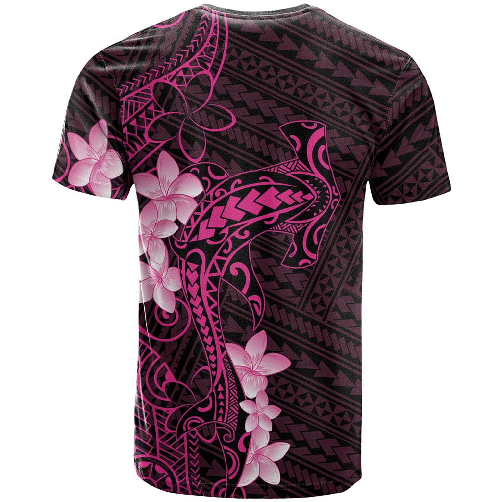 Pink Hawaii T-Shirt - Hammerhead Shark Tattoo Curve Polynesian LT14 - Polynesian Pride