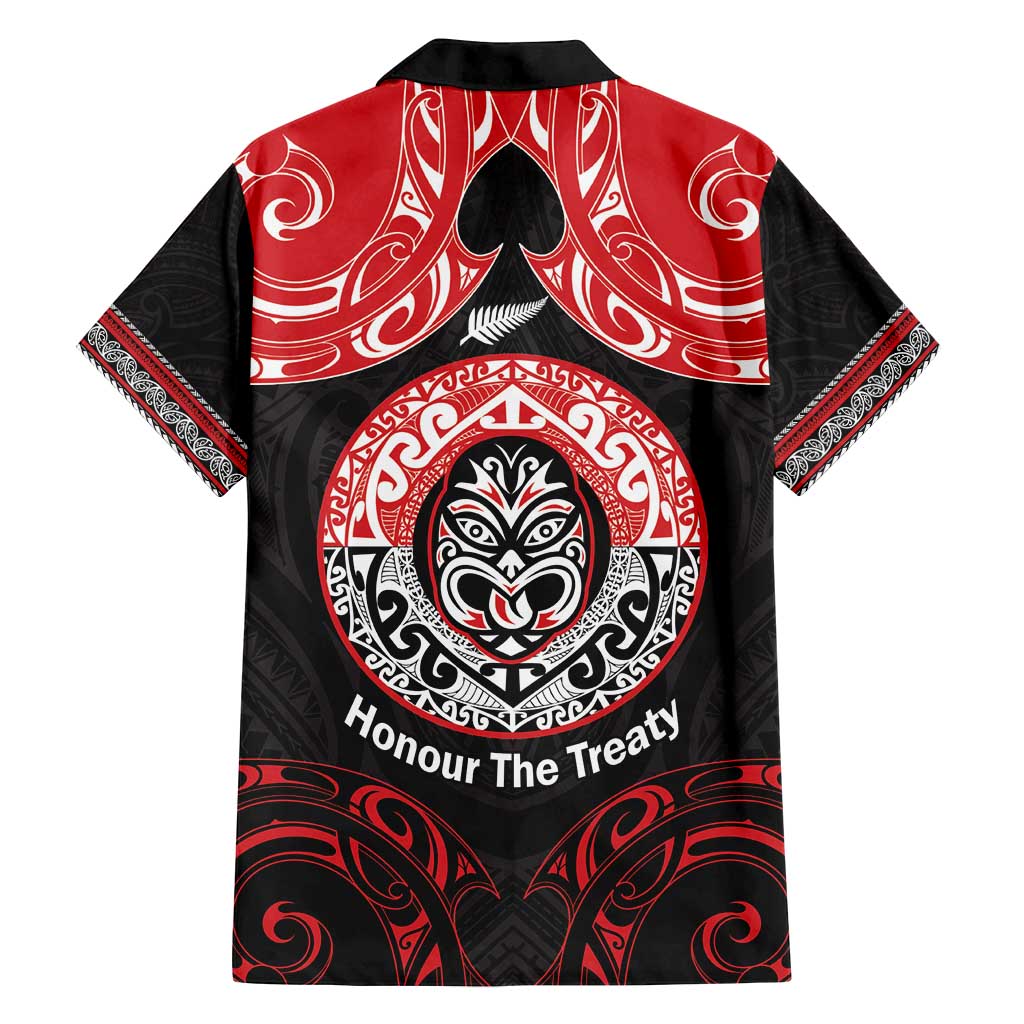 Aotearoa Toitu Te Tiriti Family Matching Puletasi and Hawaiian Shirt Haka Tiki Honour The Treaty LT14 - Polynesian Pride