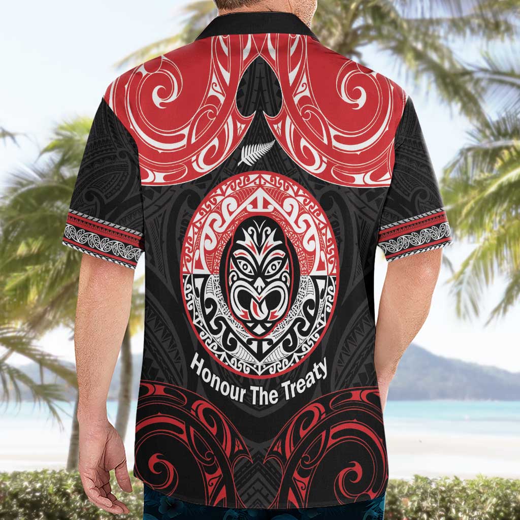 Aotearoa Toitu Te Tiriti Hawaiian Shirt Haka Tiki Honour The Treaty LT14 - Polynesian Pride