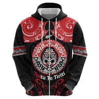 Aotearoa Toitu Te Tiriti Hoodie Haka Tiki Honour The Treaty LT14 - Polynesian Pride