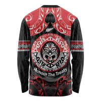 Aotearoa Toitu Te Tiriti Long Sleeve Shirt Haka Tiki Honour The Treaty LT14 - Polynesian Pride