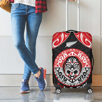 Aotearoa Toitu Te Tiriti Luggage Cover Haka Tiki Honour The Treaty LT14 - Polynesian Pride
