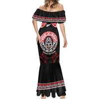 Aotearoa Toitu Te Tiriti Mermaid Dress Haka Tiki Honour The Treaty LT14 - Polynesian Pride