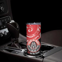 Aotearoa Toitu Te Tiriti Skinny Tumbler Haka Tiki Honour The Treaty LT14 - Polynesian Pride