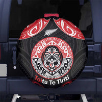 Aotearoa Toitu Te Tiriti Spare Tire Cover Haka Tiki Honour The Treaty LT14 - Polynesian Pride
