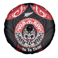 Aotearoa Toitu Te Tiriti Spare Tire Cover Haka Tiki Honour The Treaty LT14 - Polynesian Pride