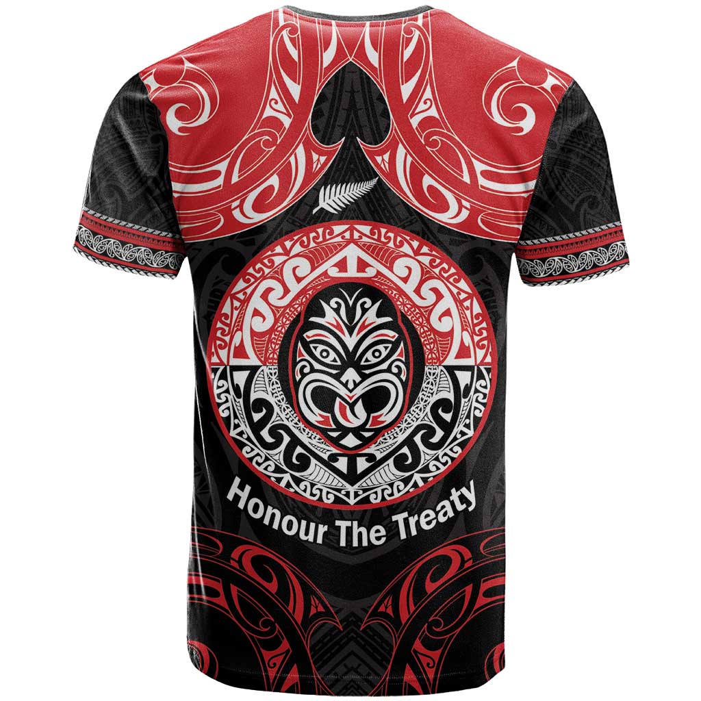 Aotearoa Toitu Te Tiriti T Shirt Haka Tiki Honour The Treaty LT14 - Polynesian Pride