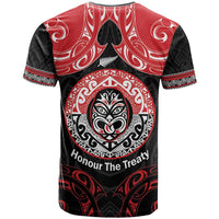 Aotearoa Toitu Te Tiriti T Shirt Haka Tiki Honour The Treaty LT14 - Polynesian Pride