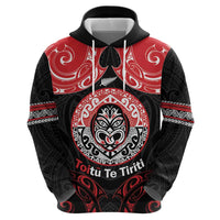Aotearoa Toitu Te Tiriti Zip Hoodie Haka Tiki Honour The Treaty LT14 - Polynesian Pride