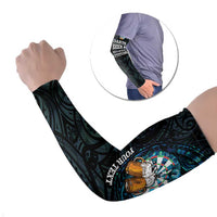 Personalized New Zealand Darts Beer Arm Sleeves Paua Shell Aotearoa Maori Tattoo - Polynesian Pride