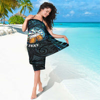 Personalized New Zealand Darts Beer Sarong Paua Shell Aotearoa Maori Tattoo LT14 - Polynesian Pride