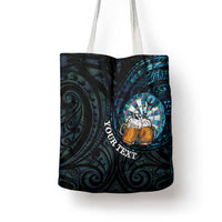 Personalized New Zealand Darts Beer Tote Bag Paua Shell Aotearoa Maori Tattoo LT14 - Polynesian Pride