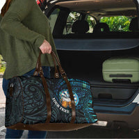 Personalized New Zealand Darts Beer Travel Bag Paua Shell Aotearoa Maori Tattoo - Polynesian Pride