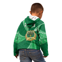 Personalised Tonga Saineha High School Kid Hoodie Class Of Year Tongan Ngatu Pattern LT14 - Polynesian Pride