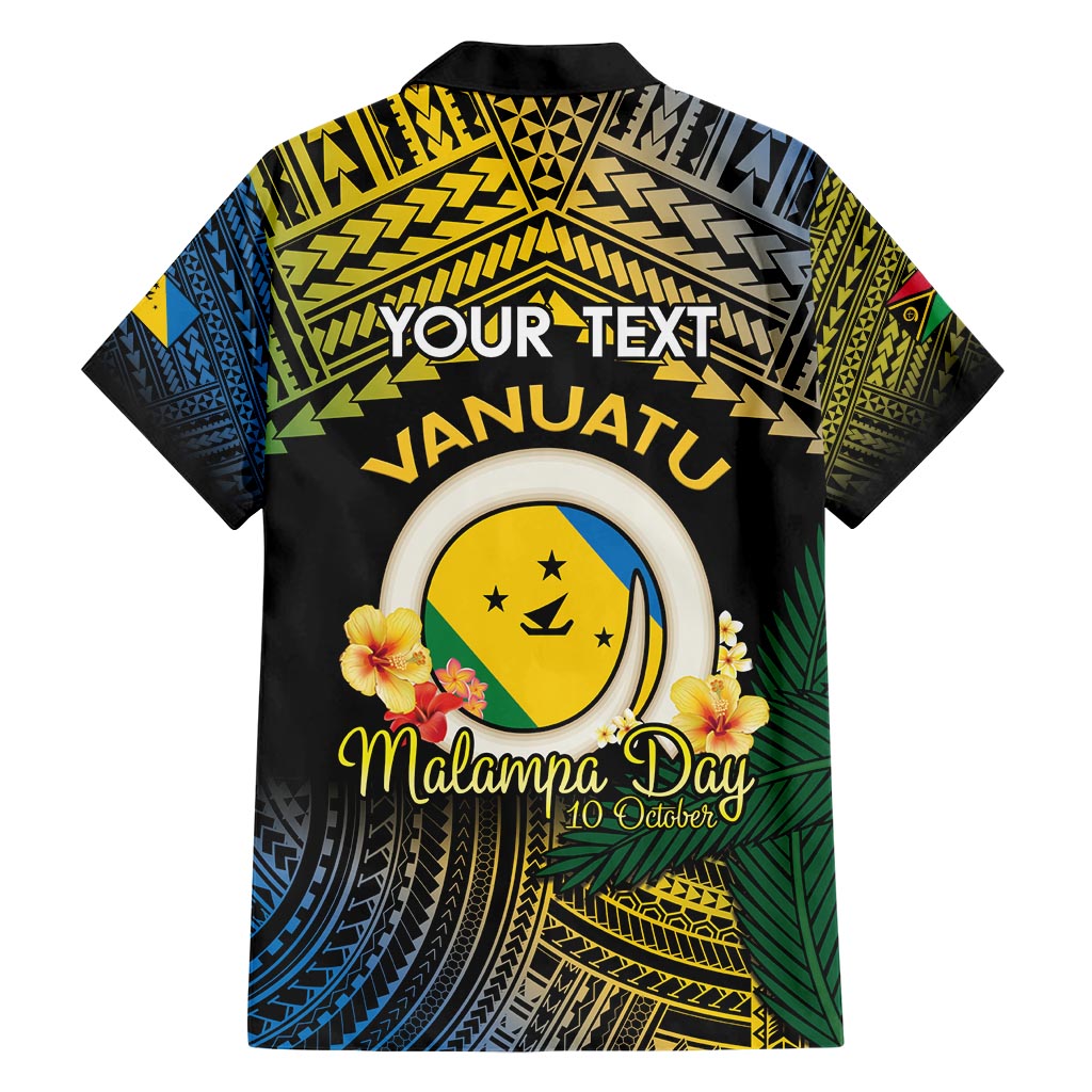 Personalised Malampa Day Hawaiian Shirt Vanuatu Provinces Polynesian Pattern