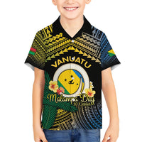 Personalised Malampa Day Hawaiian Shirt Vanuatu Provinces Polynesian Pattern