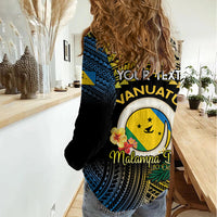 Personalised Malampa Day Women Casual Shirt Vanuatu Provinces Polynesian Pattern LT14 - Polynesian Pride