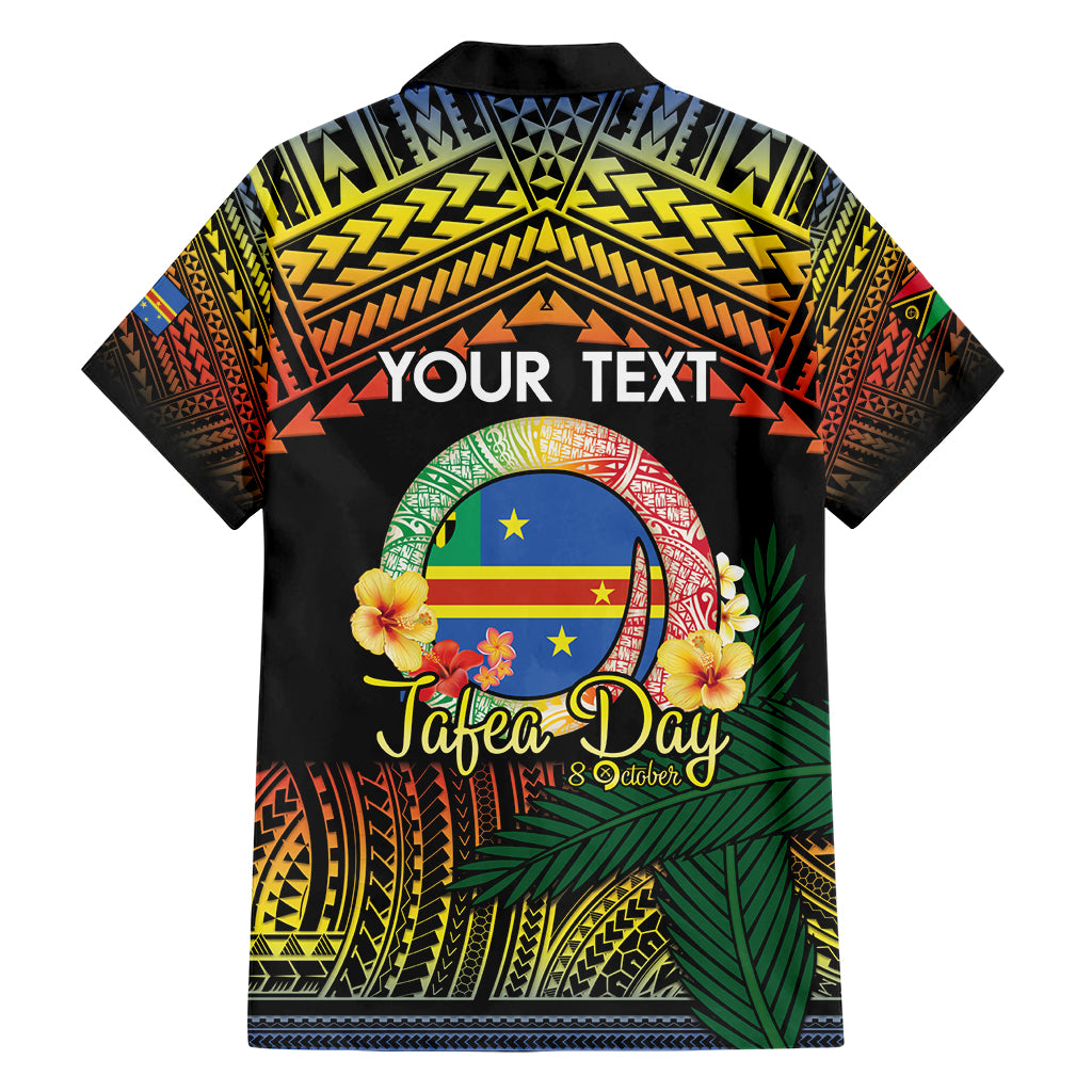 Personalised Tafea Day Family Matching Short Sleeve Bodycon Dress and Hawaiian Shirt Vanuatu Provinces Polynesian Pattern LT14 - Polynesian Pride