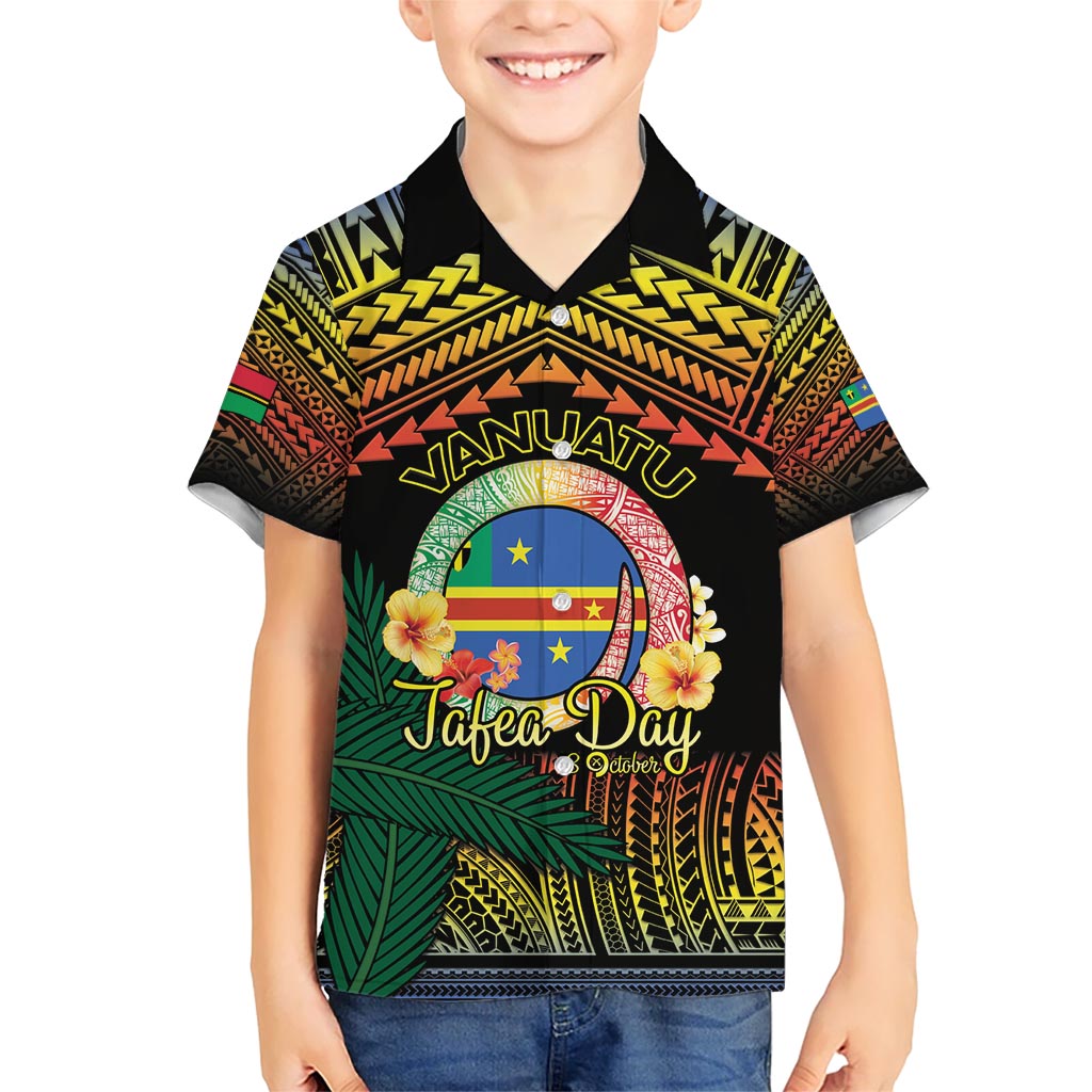 Personalised Tafea Day Hawaiian Shirt Vanuatu Provinces Polynesian Pattern