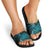 Personalised New Zealand Darts Slide Sandals Happiness Is A Tight Threesome Maori Paua Shell - Polynesian Pride