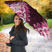 New Zealand Ta Moko Umbrella Aotearoa Maori Chest Tattoo Pink
