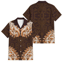New Zealand Ta Moko Family Matching Tank Maxi Dress and Hawaiian Shirt Aotearoa Maori Chest Tattoo Orange