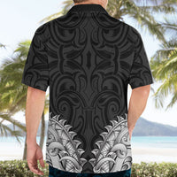 New Zealand Ta Moko Hawaiian Shirt Aotearoa Maori Chest Tattoo Black