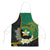 Personalised PNG Enga Provins Apron Papua New Guinea Plumeria Melanesian Pattern - Polynesian Pride