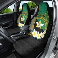 Personalised PNG Enga Provins Car Seat Cover Papua New Guinea Plumeria Melanesian Pattern LT14 - Polynesian Pride