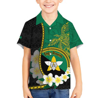 Personalised PNG Enga Provins Hawaiian Shirt Papua New Guinea Plumeria Melanesian Pattern - Polynesian Pride