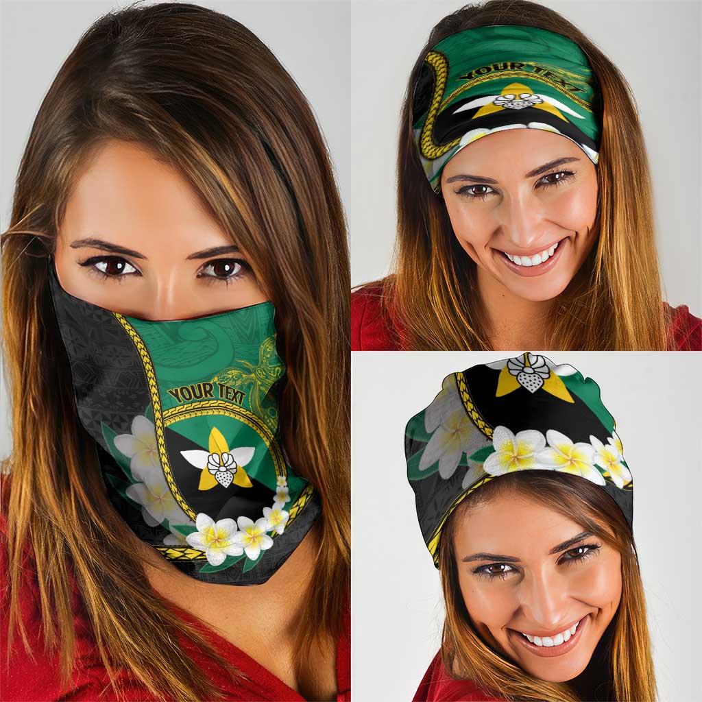 PNG Enga Provins Neck Gaiter Papua New Guinea Plumeria Melanesian Pattern LT14