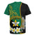 Personalised PNG Enga Provins Rugby Jersey Papua New Guinea Plumeria Melanesian Pattern - Polynesian Pride